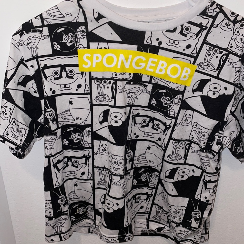 Spongebob crop top